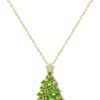 GOLD COLORS OF CHRISTMAS NECKLACE