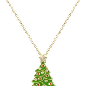 GOLD COLORS OF CHRISTMAS NECKLACE