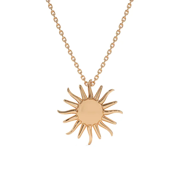 GOLD SUN NECKLACE